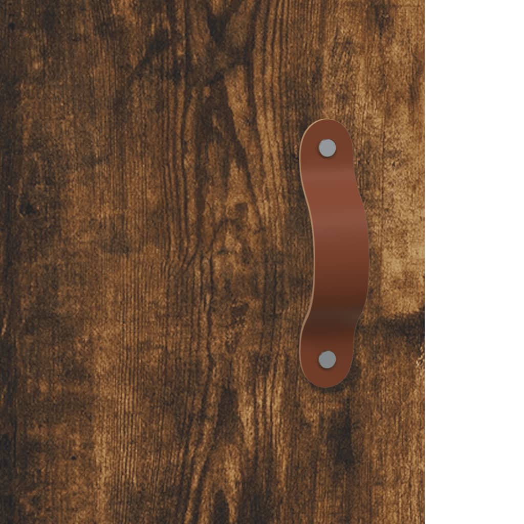 Hangkasten 69,5X34X90 Cm Kleurig 2 Gerookt eiken