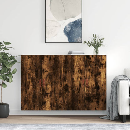 Hangkasten 69,5X34X90 Cm Kleurig 2 Gerookt eiken