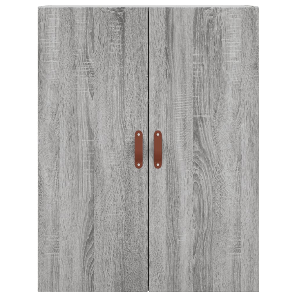 Hangkasten 69,5X34X90 Cm Eikenkleurig 2 Grijs sonoma