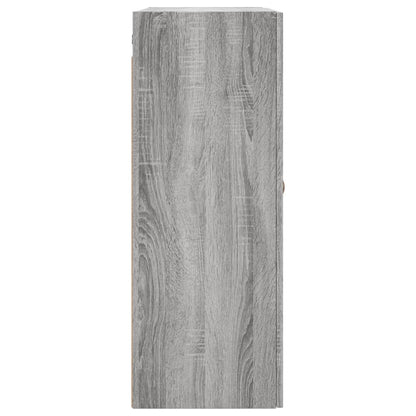 Hangkasten 69,5X34X90 Cm Eikenkleurig 2 Grijs sonoma