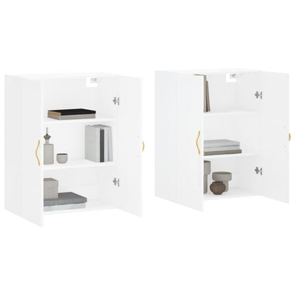 Hangkasten 2 St 69,5X34X90 Cm Wit
