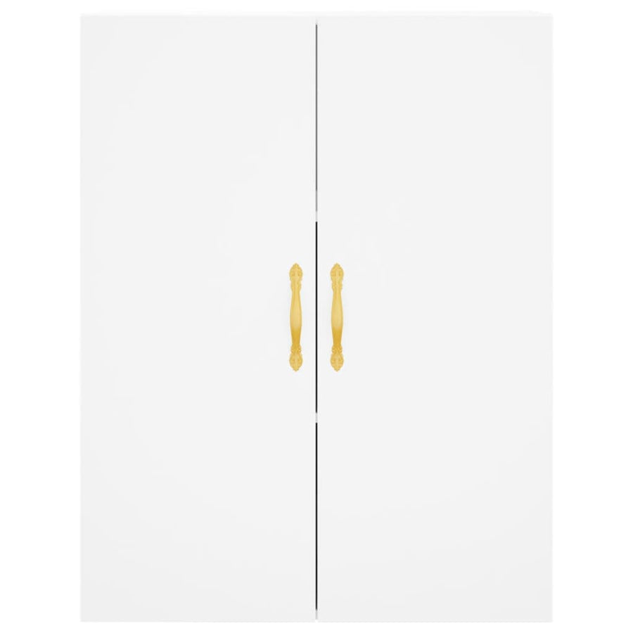 Hangkasten 2 St 69,5X34X90 Cm Wit