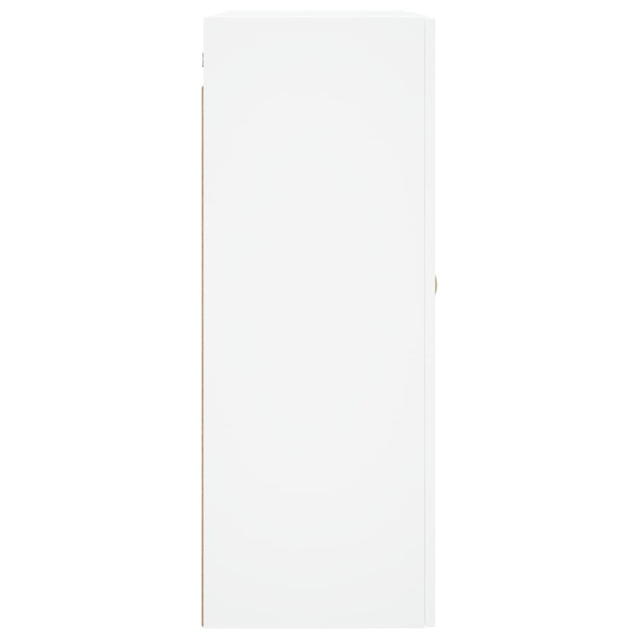 Hangkasten 2 St 69,5X34X90 Cm Wit