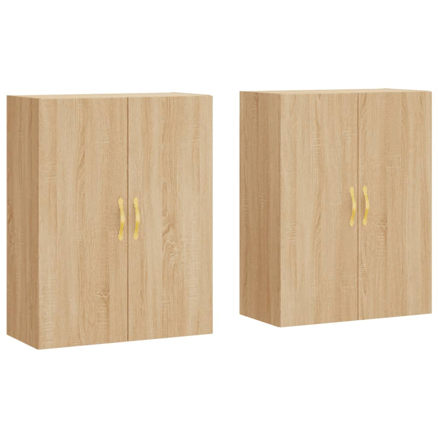 Hangkasten 69,5X34X90 Cm Kleurig 2 Sonoma eiken