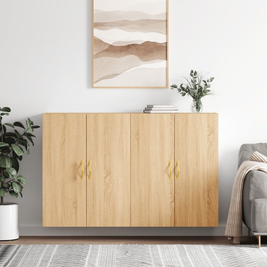 Hangkasten 69,5X34X90 Cm Kleurig 2 Sonoma eiken