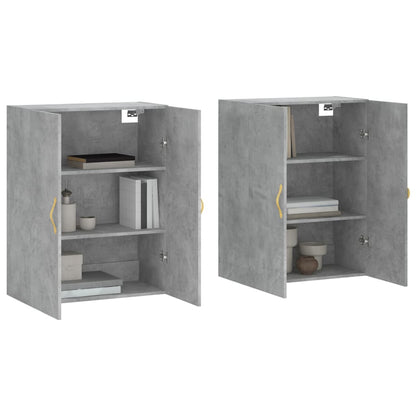 Hangkasten 69,5X34X90 Cm 2 Betongrijs