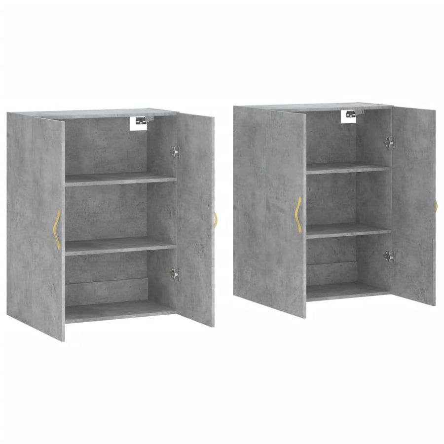 Hangkasten 69,5X34X90 Cm 2 Betongrijs