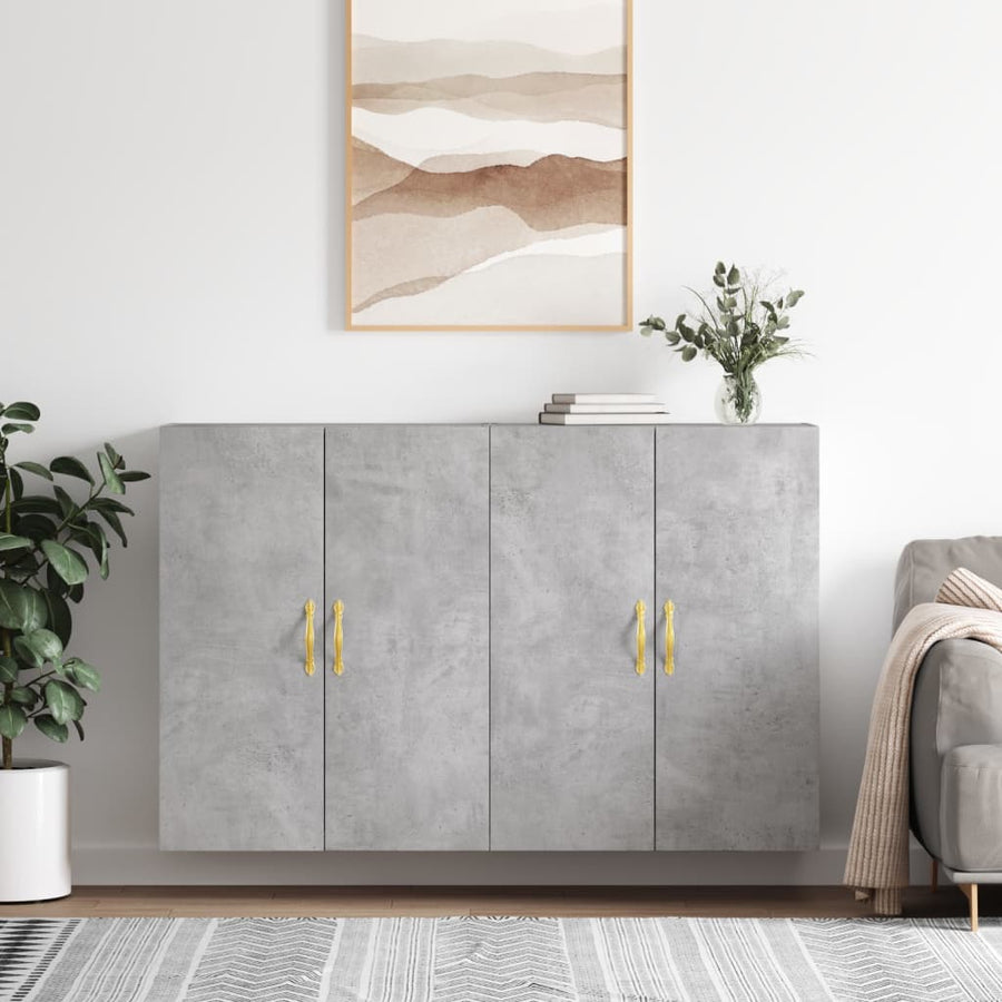 Hangkasten 69,5X34X90 Cm 2 Betongrijs