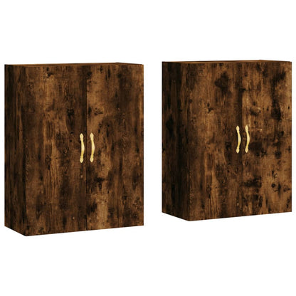 Hangkasten 69,5X34X90 Cm Kleurig 2 Gerookt eiken