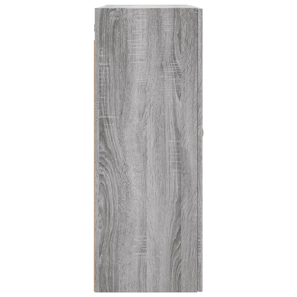 Hangkasten 69,5X34X90 Cm Eikenkleurig 2 Grijs sonoma