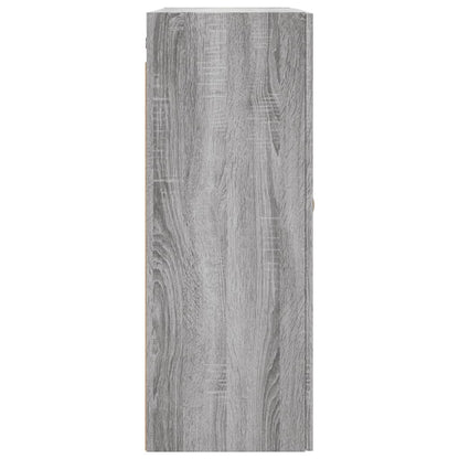 Hangkasten 69,5X34X90 Cm Eikenkleurig 2 Grijs sonoma