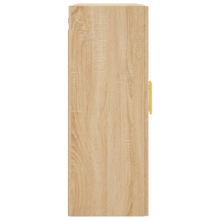 Hangkasten 69,5X34X90 Cm Kleurig 2 Sonoma eiken