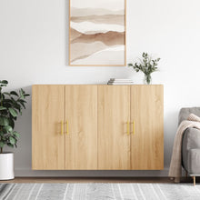 Hangkasten 69,5X34X90 Cm Kleurig 2 Sonoma eiken