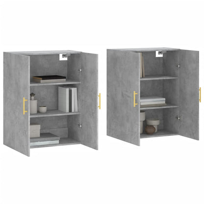 Hangkasten 69,5X34X90 Cm 2 Betongrijs