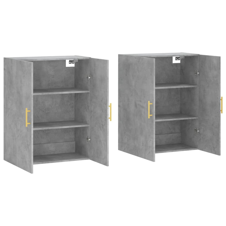 Hangkasten 69,5X34X90 Cm 2 Betongrijs