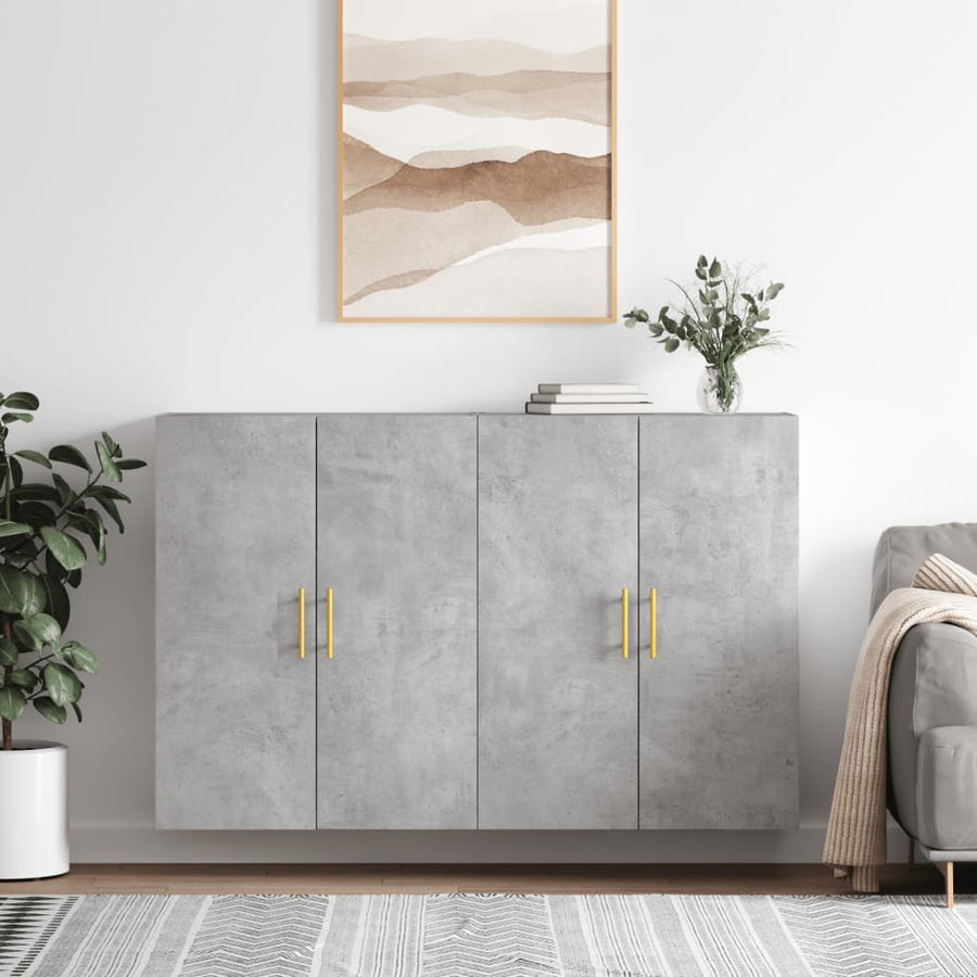 Hangkasten 69,5X34X90 Cm 2 Betongrijs