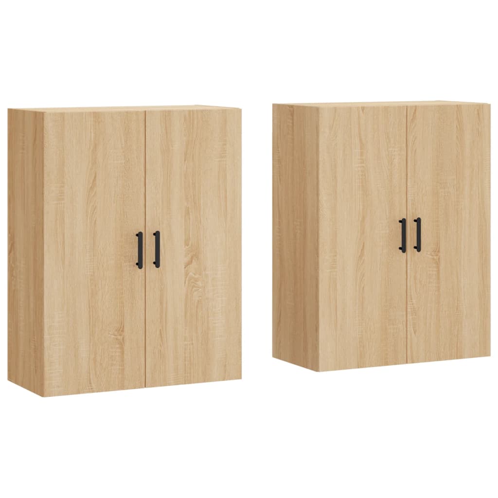 Hangkasten 69,5X34X90 Cm Kleurig 2 Sonoma eiken