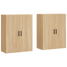 Hangkasten 69,5X34X90 Cm Kleurig 2 Sonoma eiken