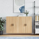 Hangkasten 2 st 69,5x34x90 cm sonoma eiken