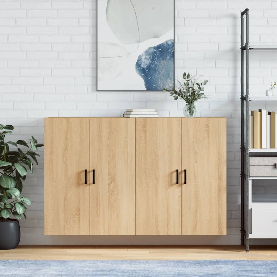 Hangkasten 69,5X34X90 Cm Kleurig 2 Sonoma eiken