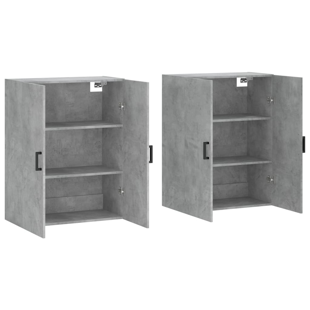 Hangkasten 69,5X34X90 Cm 2 Betongrijs