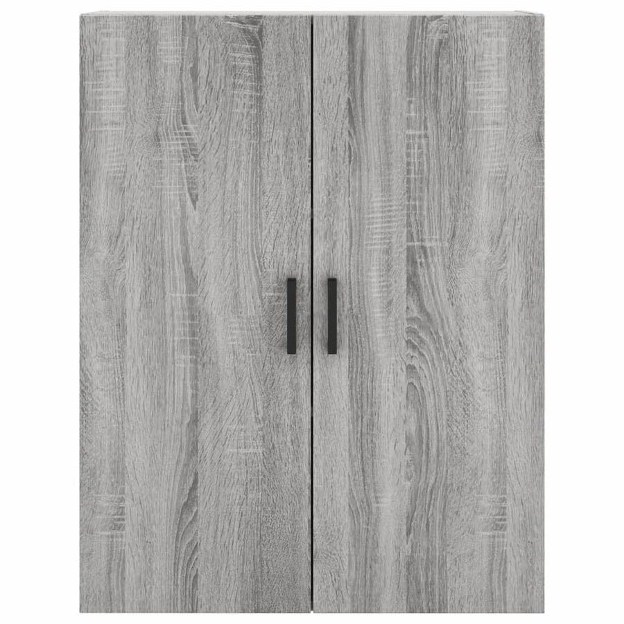 Hangkasten 69,5X34X90 Cm Eikenkleurig 2 Grijs sonoma