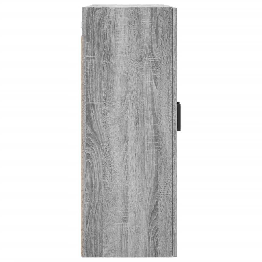 Hangkasten 69,5X34X90 Cm Eikenkleurig 2 Grijs sonoma