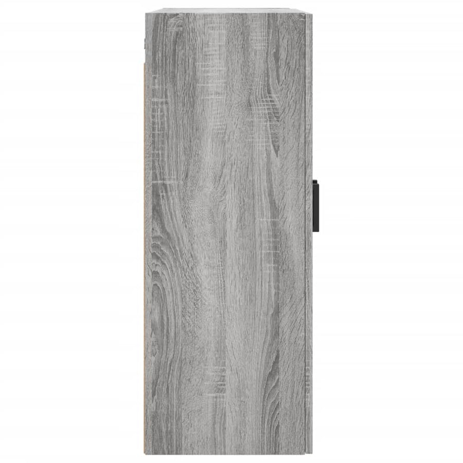 Hangkasten 69,5X34X90 Cm Eikenkleurig 2 Grijs sonoma