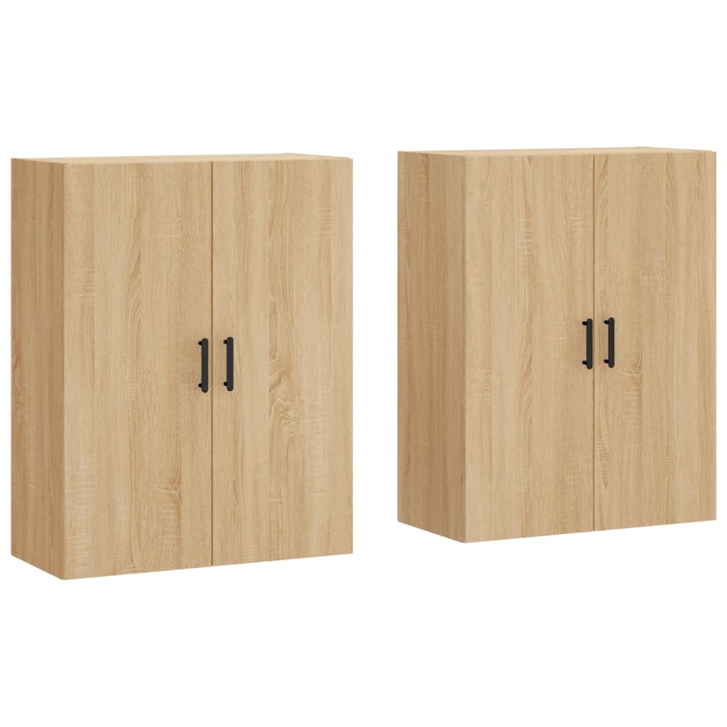 Hangkasten 69,5X34X90 Cm Kleurig 2 Sonoma eiken