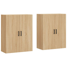 Hangkasten 69,5X34X90 Cm Kleurig 2 Sonoma eiken