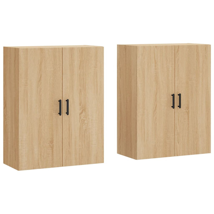 Hangkasten 69,5X34X90 Cm Kleurig 2 Sonoma eiken