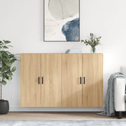 Hangkasten 2 st 69,5x34x90 cm sonoma eiken