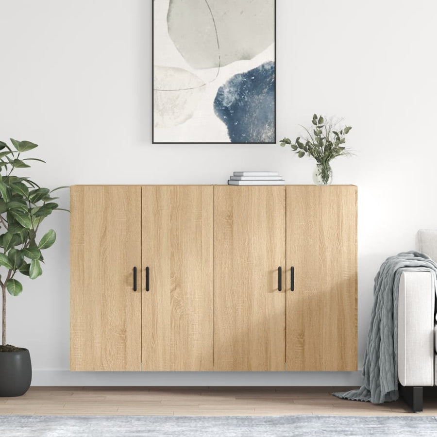 Hangkasten 69,5X34X90 Cm Kleurig 2 Sonoma eiken