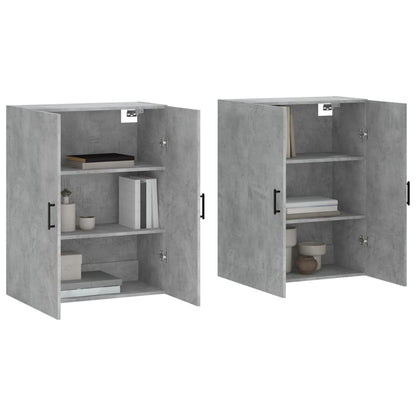 Hangkasten 69,5X34X90 Cm 2 Betongrijs