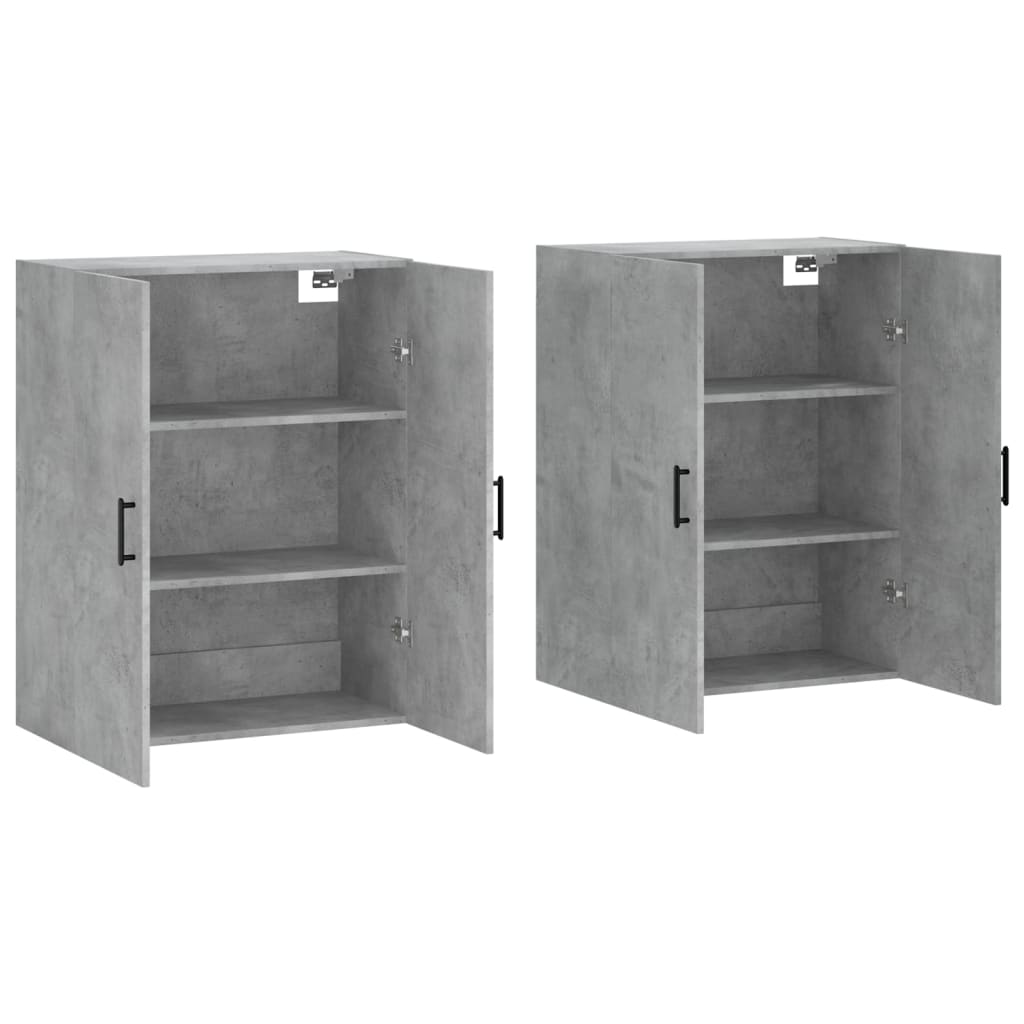 Hangkasten 69,5X34X90 Cm 2 Betongrijs
