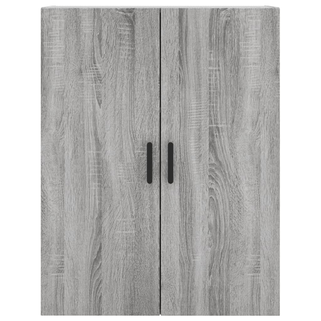 Hangkasten 69,5X34X90 Cm Eikenkleurig 2 Grijs sonoma