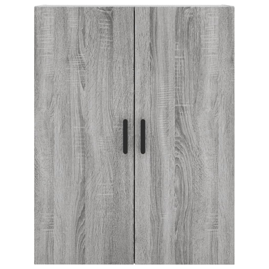 Hangkasten 69,5X34X90 Cm Eikenkleurig 2 Grijs sonoma