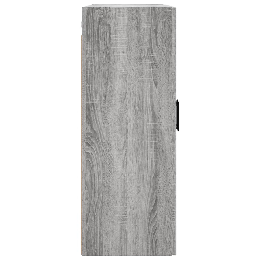 Hangkasten 69,5X34X90 Cm Eikenkleurig 2 Grijs sonoma