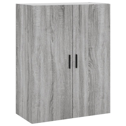 Hangkasten 2 St 69,5X34X90 Cm Grijs Sonoma Eikenkleurig