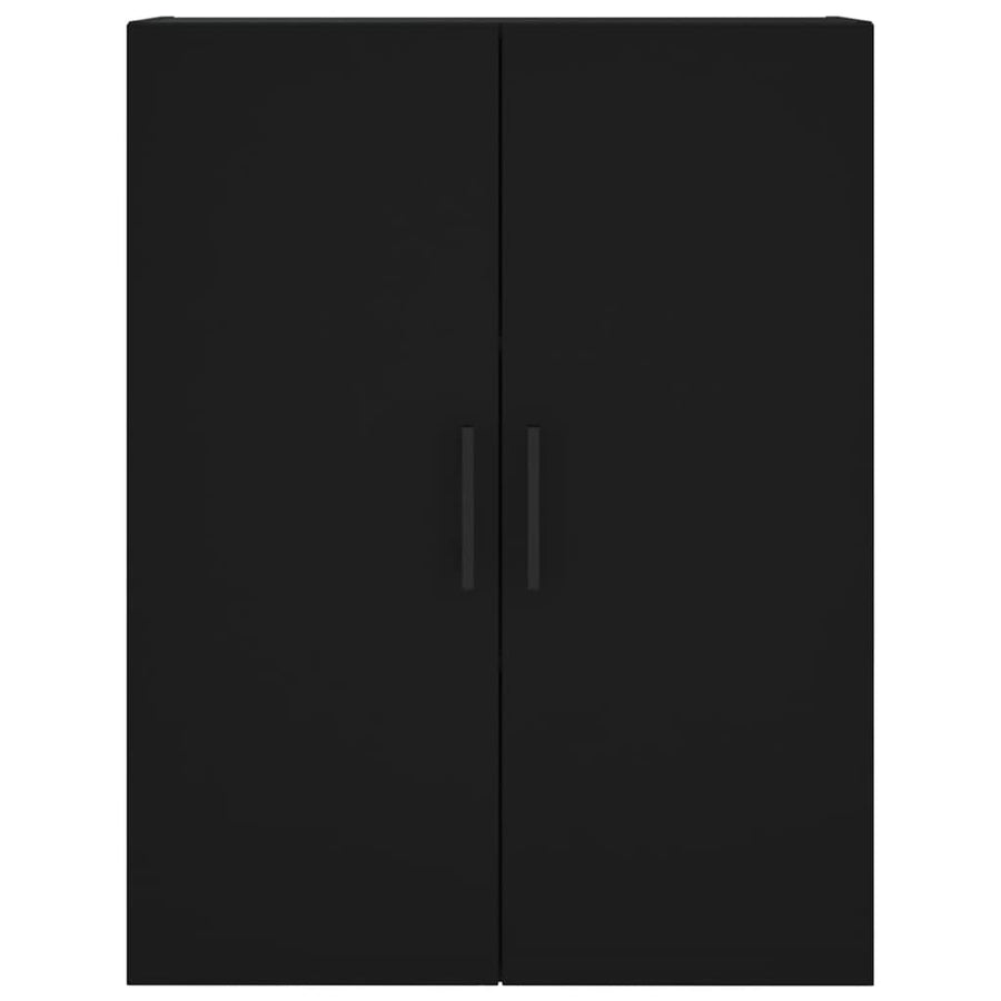 Hangkasten 2 St 69,5X34X90 Cm Zwart