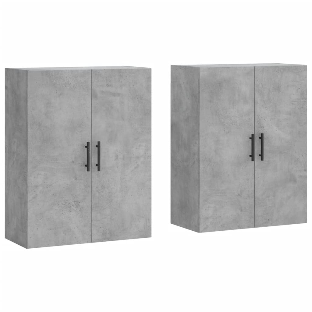 Hangkasten 2 St 69,5X34X90 Cm Betongrijs
