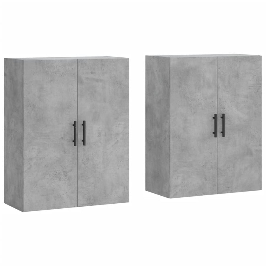 Hangkasten 2 St 69,5X34X90 Cm Betongrijs