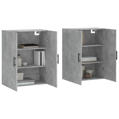 Hangkasten 2 St 69,5X34X90 Cm Betongrijs