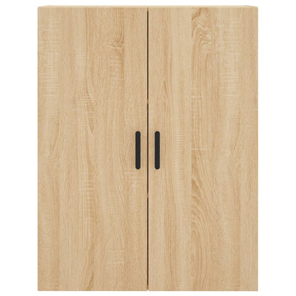 Hoge kast 69,5x34x180 cm bewerkt hout sonoma eikenkleurig