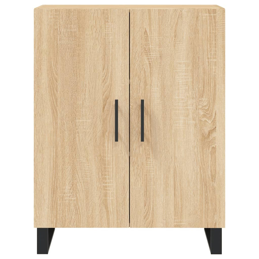 Hoge kast 69,5x34x180 cm bewerkt hout sonoma eikenkleurig