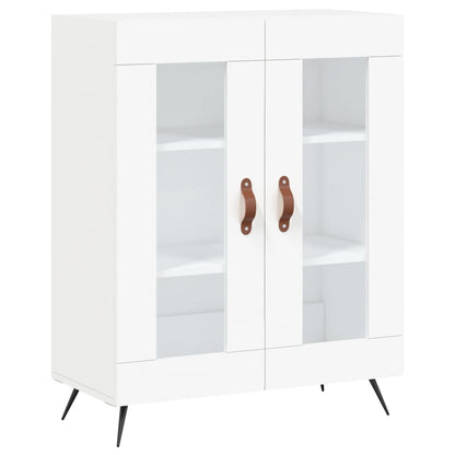 Hoge Kast 69,5X34X180 Cm Bewerkt Hout Wit