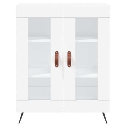 Hoge Kast 69,5X34X180 Cm Bewerkt Hout Wit