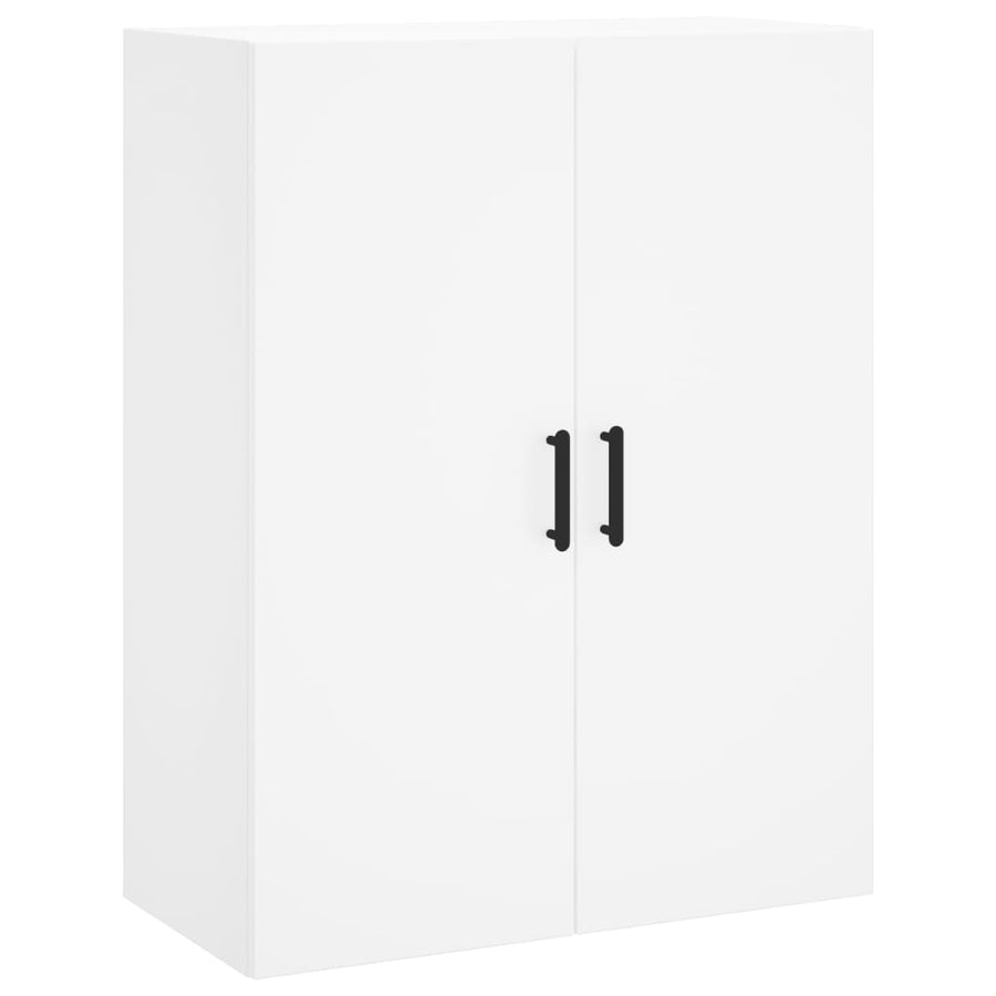 Hoge Kast 69,5X34X180 Cm Bewerkt Hout Wit