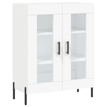 Hoge Kast 69,5X34X180 Cm Bewerkt Hout Wit