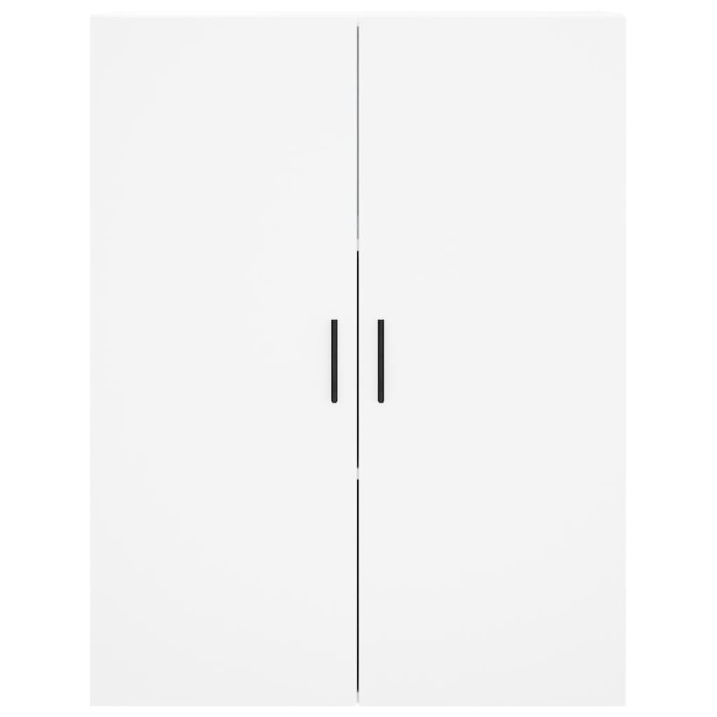 Hoge Kast 69,5X34X180 Cm Bewerkt Hout Wit